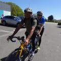 09.04.2017 Brevet 150 km - Arrivée Tandem