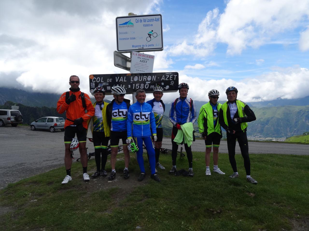 Au sommet du col du Val Louron Azet