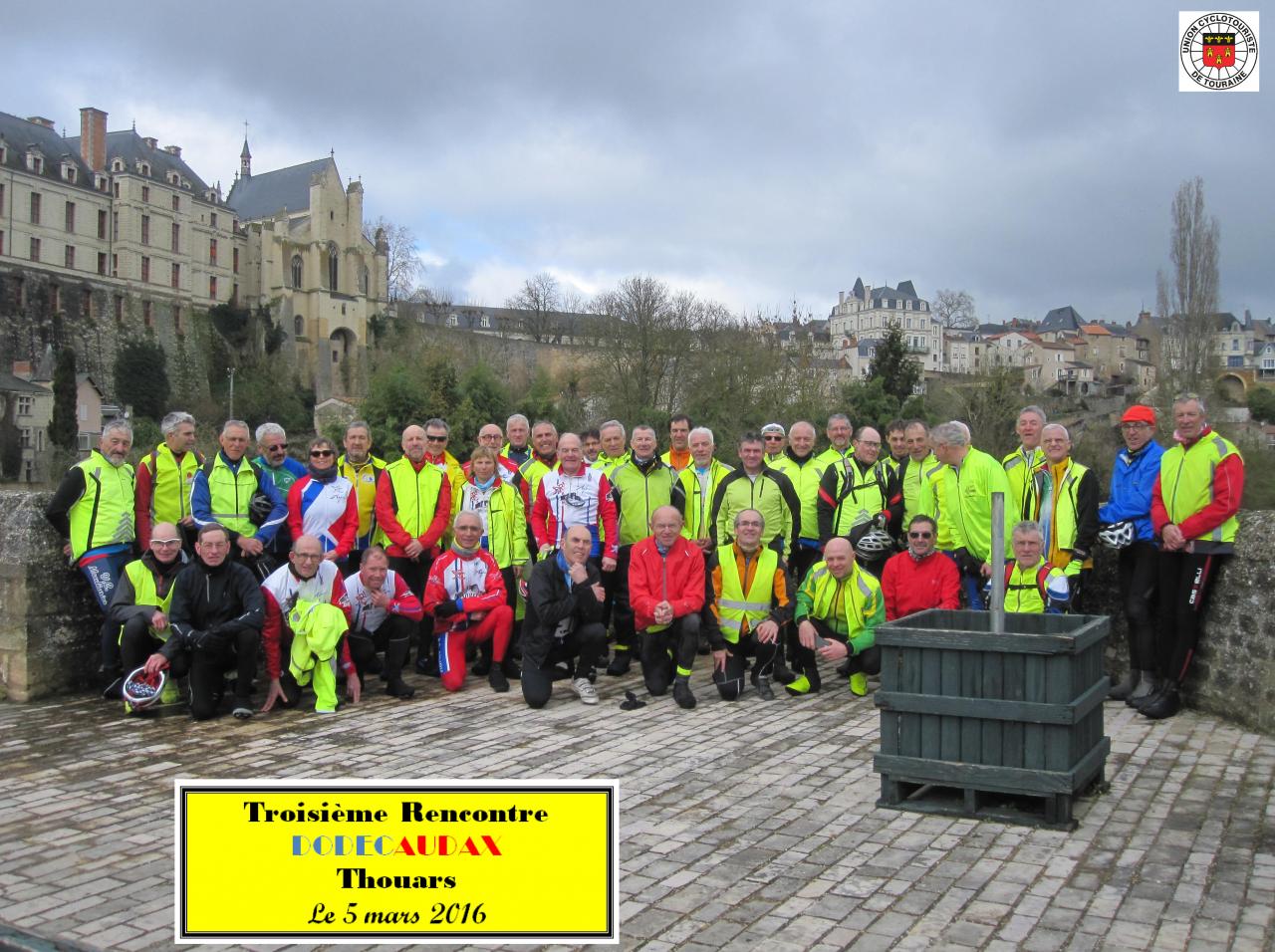 Rencontre Dodécaudax du 05/03/2016 - 256 km pour le groupe vendéen